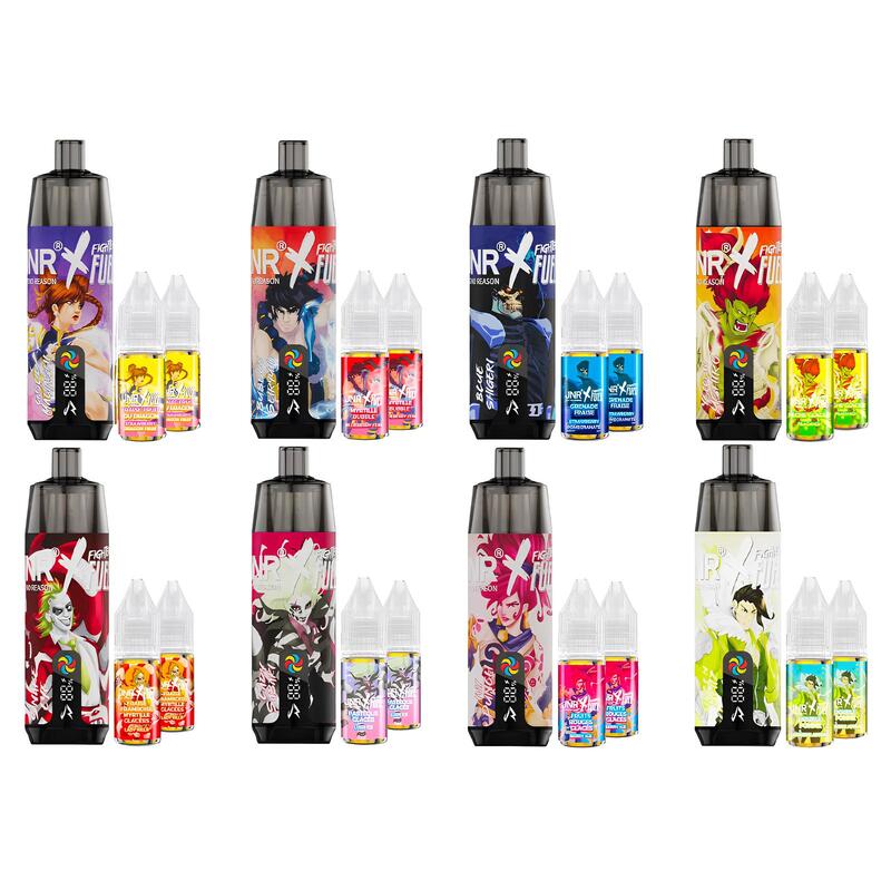 JNR X FIGHTER FUEL Shisha Plus 28K - Puff Rechargeable 20mg Ivy Punch | VAPEVO