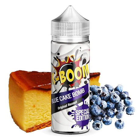 K-BOOM Special Edition - Blue Cake Bomb - Arôme 10ml (+ Flacon 120ml)-VAPEVO