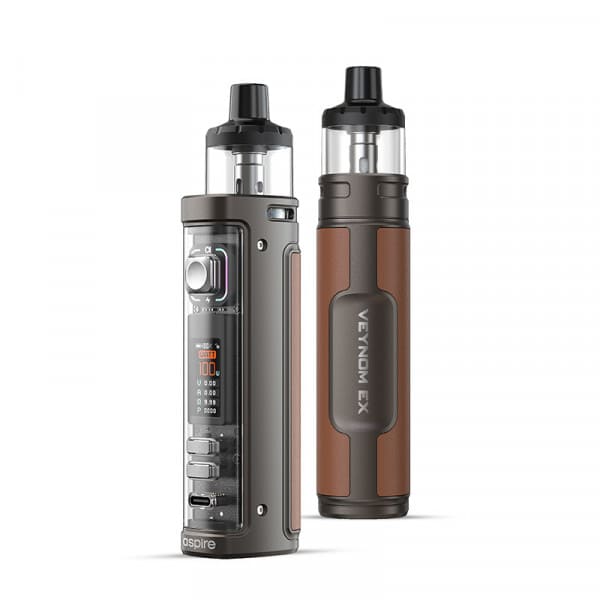 Kit Aspire Veynom EX 100W 5ml Gun Metal | VAPEVO