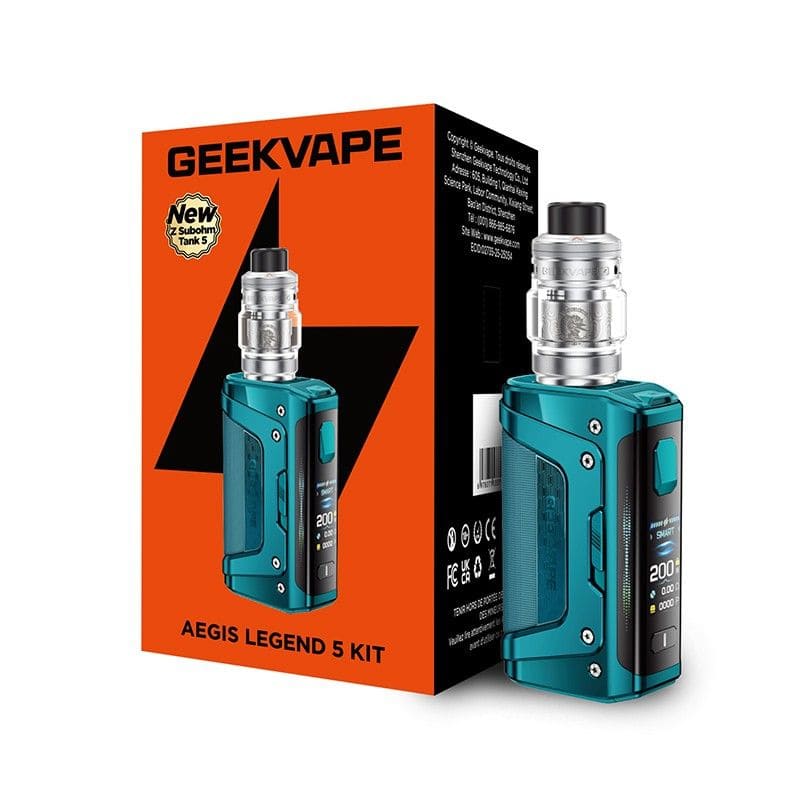Kit Geekvape Aegis Legend 5 200W 5.5ml Glacier Green | VAPEVO