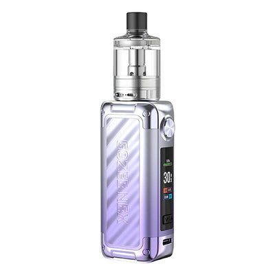 Kit cigarette électronique Innokin Gozee Nex violet en métal avec écran TFT et clearomiseur GO Z NEX.