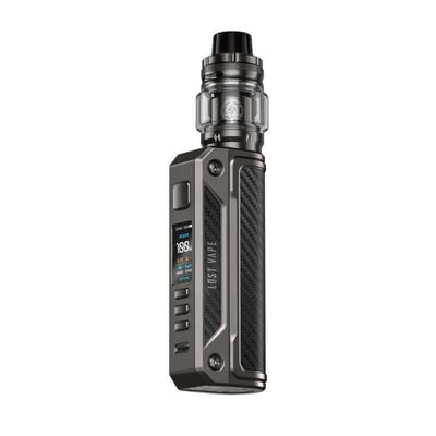 Kit Lost Vape Thelema Solo 100W 5ml Gunmetal Carbon Fiber | VAPEVO