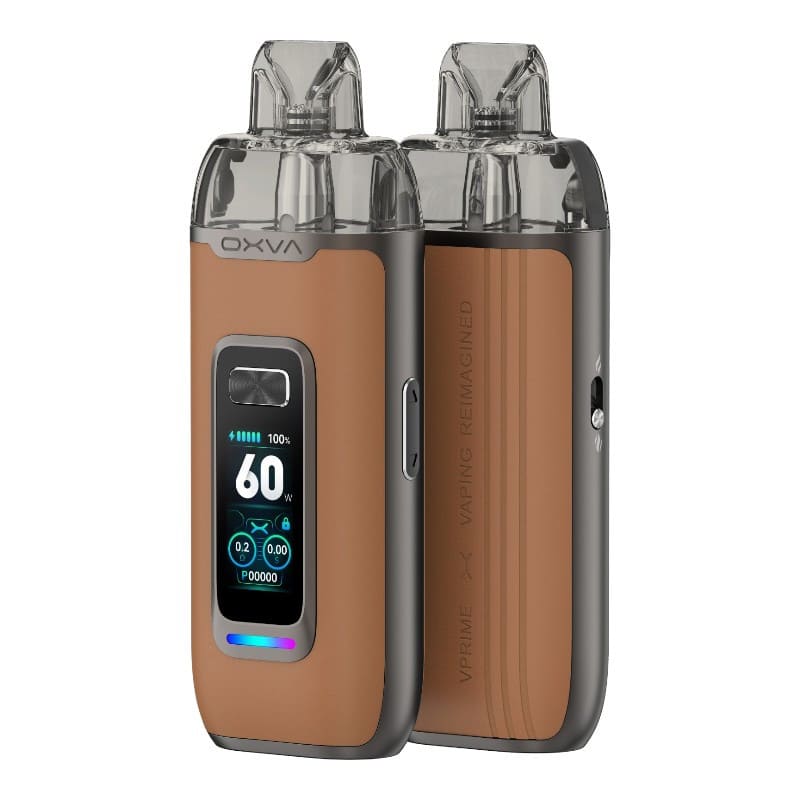 Kit Oxva VPrime 60W 2600mAh Brown Leather | VAPEVO