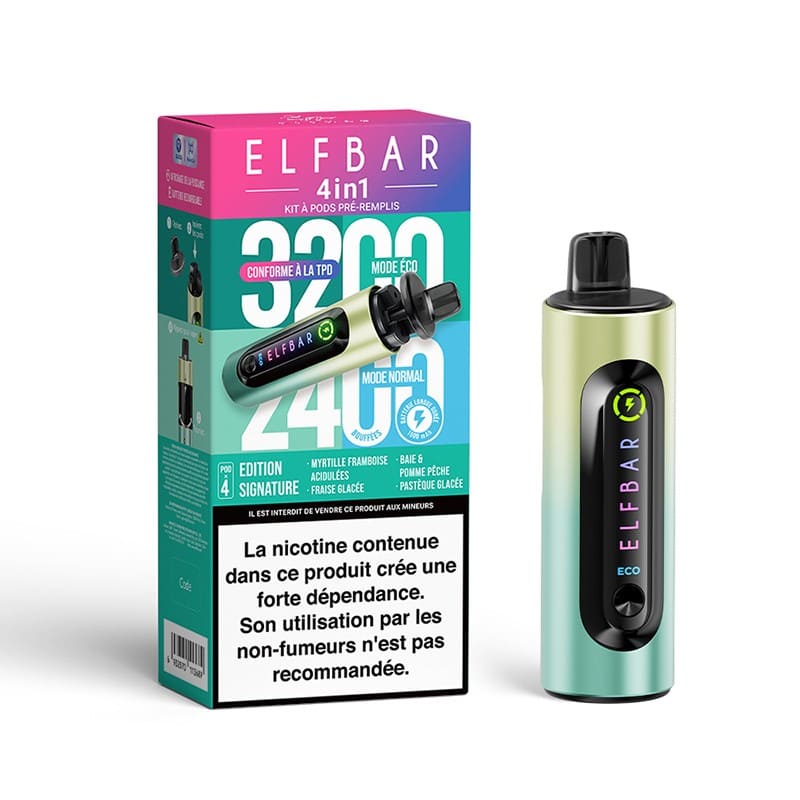 Kit Puff Elfbar 4in1 3200 Puffs 20 mg Edition Signature | VAPEVO
