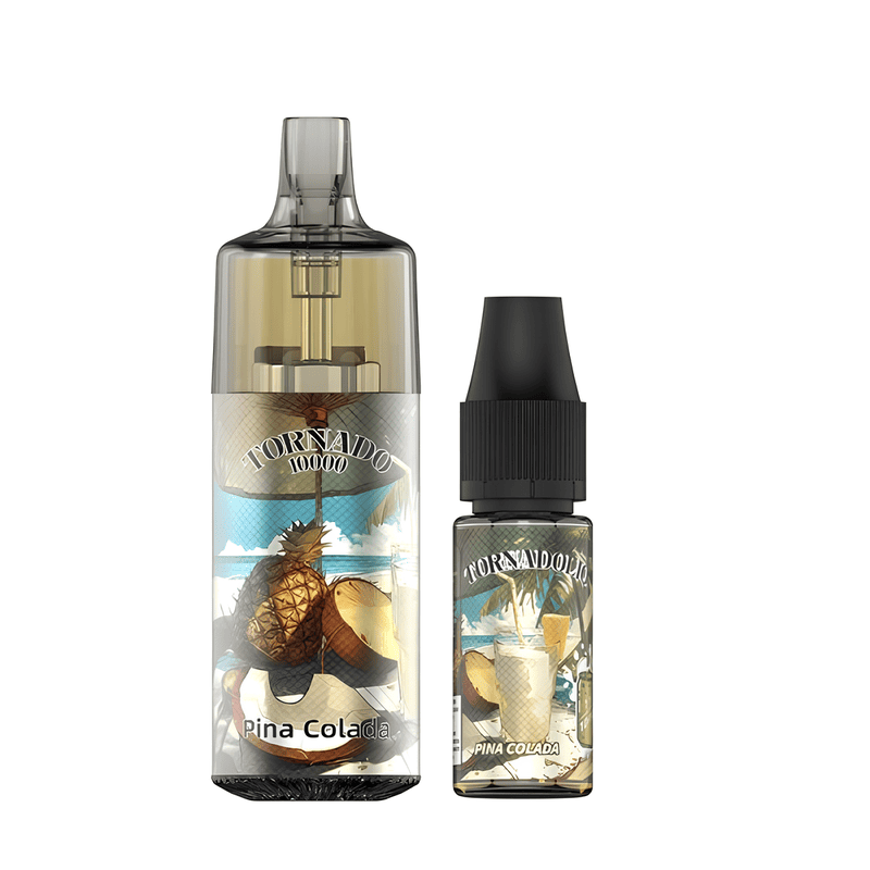 Kit Puff Gobar Tornado 10000 10ml 10 mg Pina Colada | VAPEVO