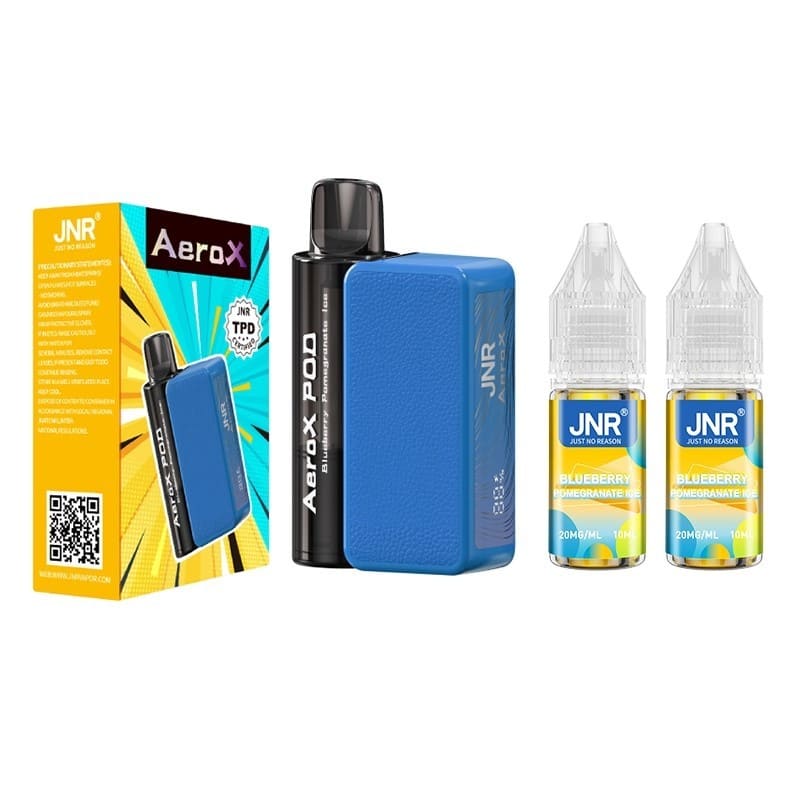 Kit Puff JNR Aero X 32K 20mg 20 mg Blueberry Pomegranate Ice | VAPEVO