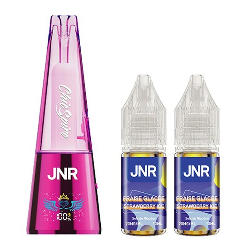 Kit Puff JNR Chicspire 26.5K 20mg Fraise Glacée | VAPEVO
