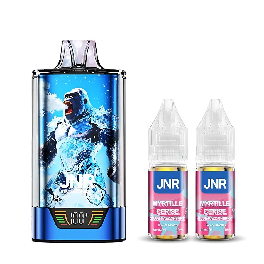 Kit Puff JNR Gorilla X 43K 20mg Blue Razz Cherry | VAPEVO