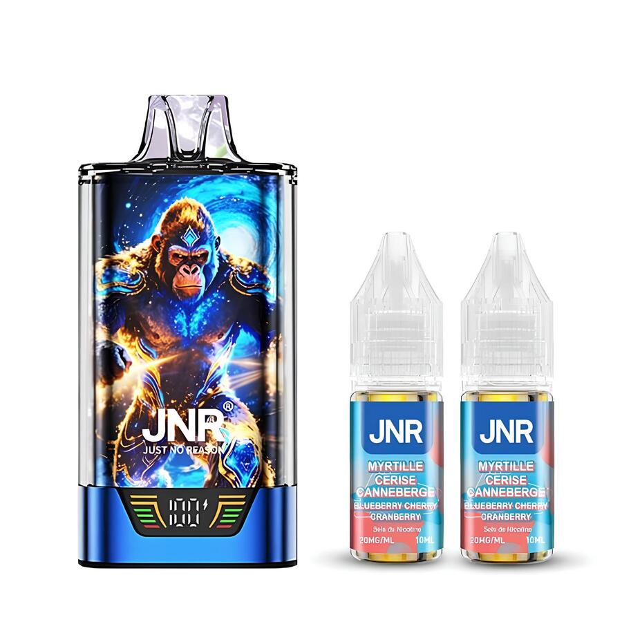 Kit Puff JNR Gorilla X 43K 20mg Blueberry Cherry Cranberry | VAPEVO