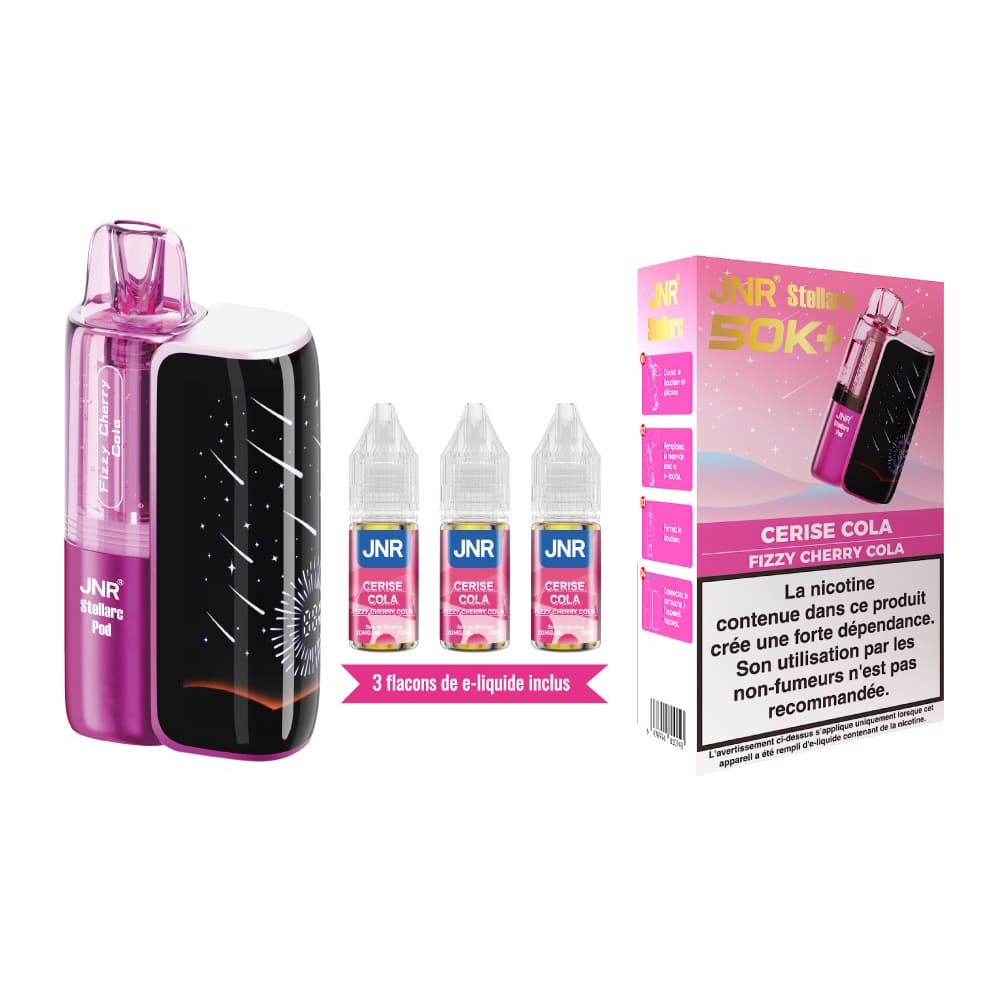 Kit Puff JNR Stellarc 50K 20mg Fizzy Cherry Cola | VAPEVO