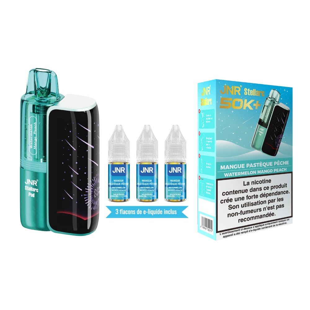 Kit Stellarc 50K+ de JNR | Vape Rechargeable 50 000 Puffs VAPEVO Kit Stellarc 50K+ de JNR | Vape Rechargeable 50 000 Puffs VAPEVO
