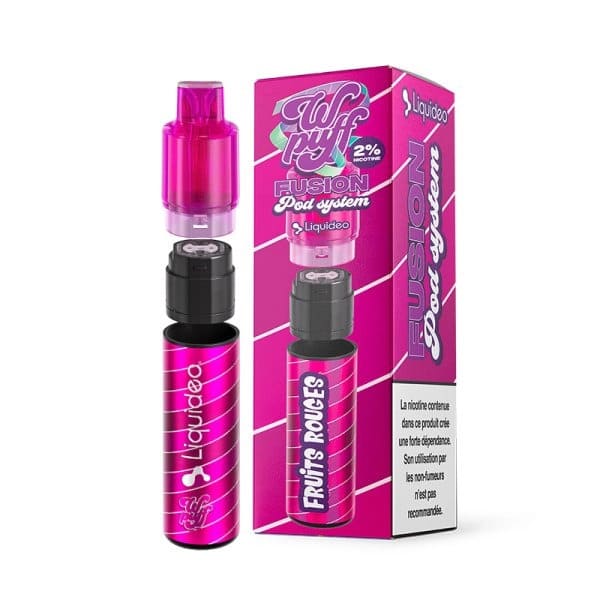 Kit Puff Liquideo Wpuff Fusion 15000 Puffs 10 mg Fruits Rouges | VAPEVO