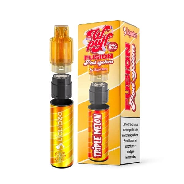 Kit Puff Liquideo Wpuff Fusion 15000 Puffs 10 mg Triple Melon | VAPEVO