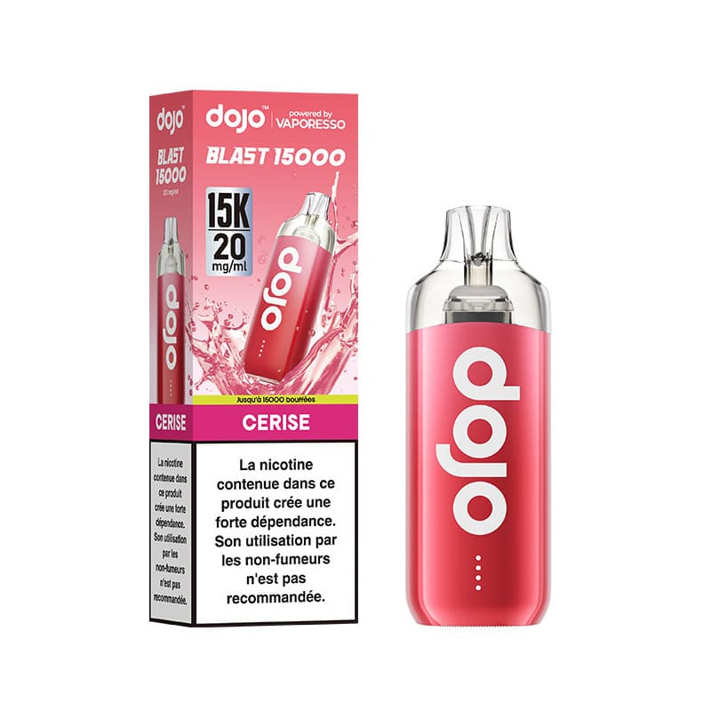 Kit Puff Vaporesso Dojo Blast 15K 20mg Cerise | VAPEVO