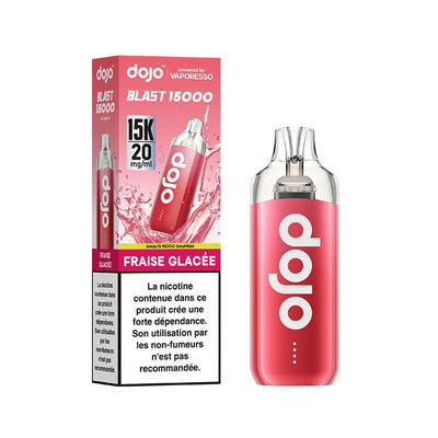 Kit Puff Vaporesso Dojo Blast 15K 20mg Fraise Glacée | VAPEVO