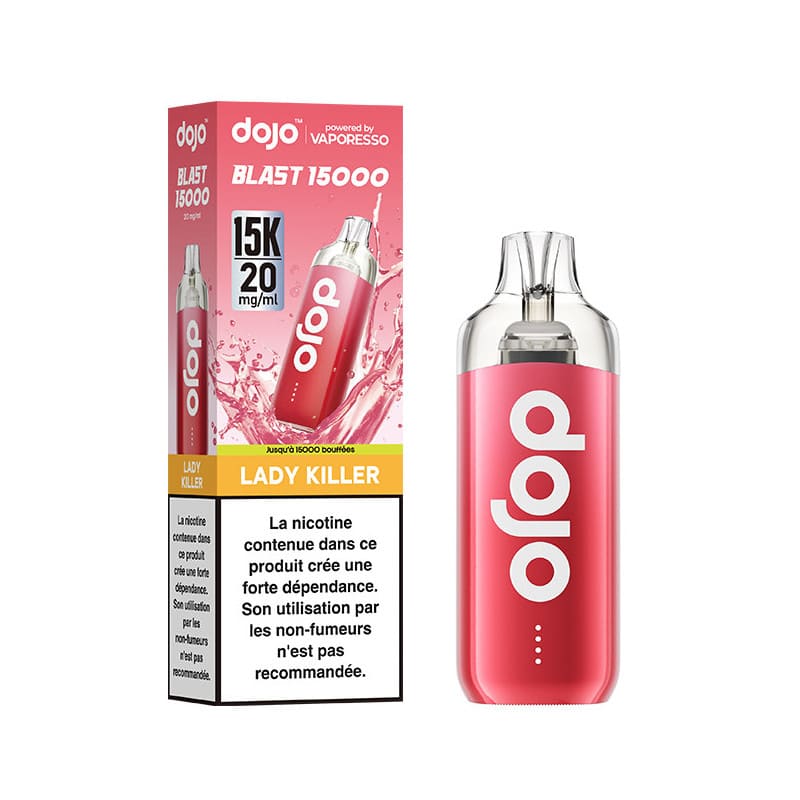 Kit Puff Vaporesso Dojo Blast 15K 20mg Pêche Glacée | VAPEVO