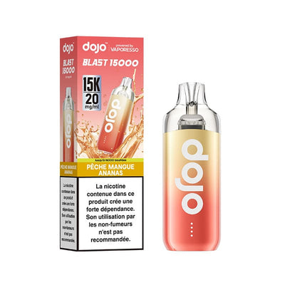 Kit Puff Vaporesso Dojo Blast 15K 20mg Pêche Mangue Ananas | VAPEVO
