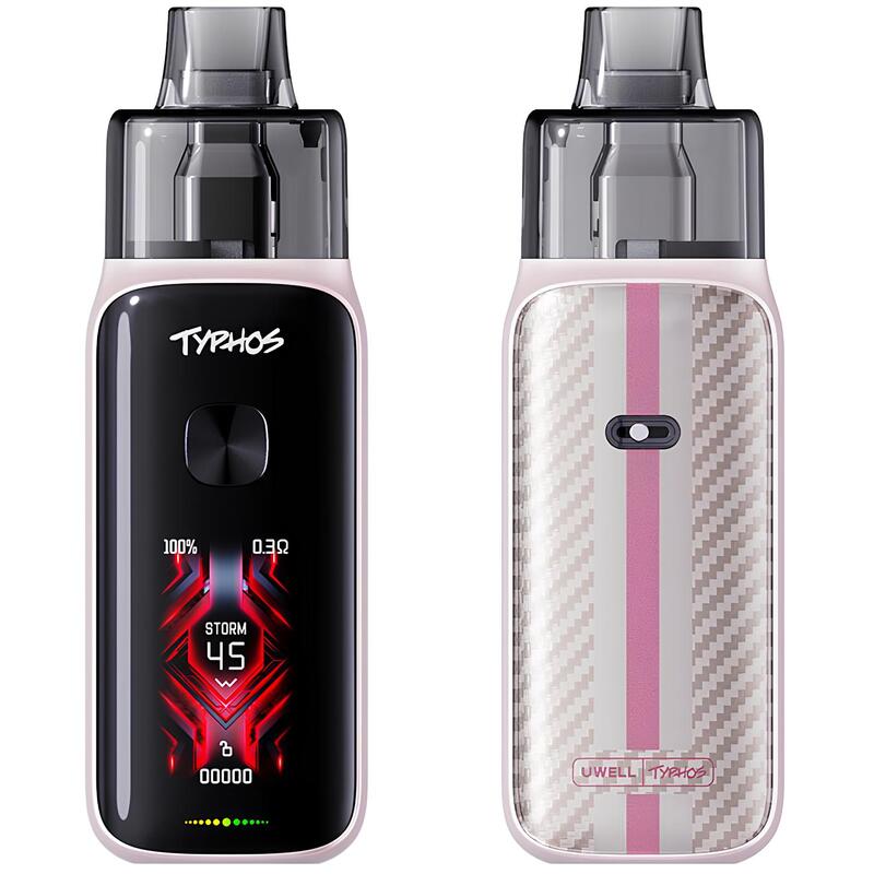 Kit Uwell Typhos Pro 45W 3000mAh 6ml Sakura Pink | VAPEVO