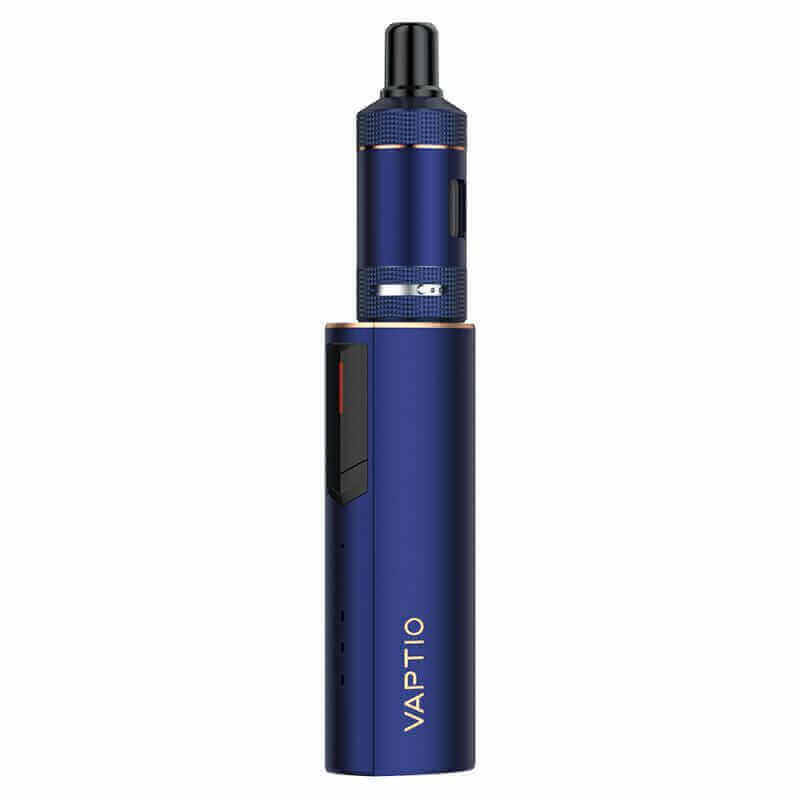 Kit cigarette électronique Vaptio Cosmo 2 bleu compact avec clearomiseur 2ml et batterie intégrée 2000mAh.