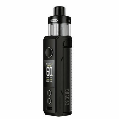 Kit Voopoo Drag S2 60W 2500mAh 5ml Spray Black | VAPEVO