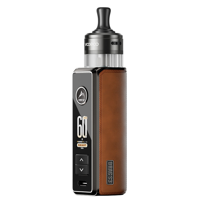 Kit Voopoo Drag S3 - 60W 3000mAh 5ml Brown | VAPEVO