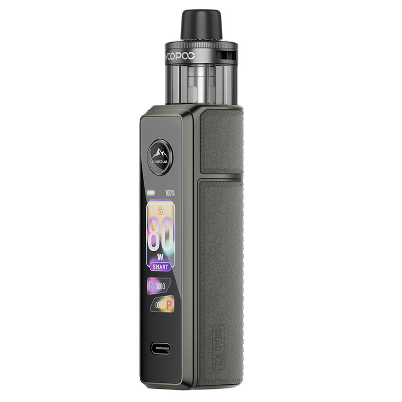 Kit Voopoo Drag X3 80W 5ml Gray Metal | VAPEVO