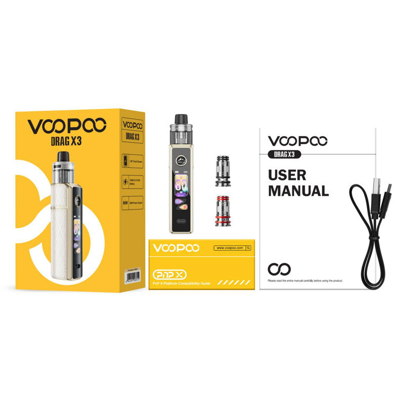 voopoo drag x settings guide X3 Kit: 80W Pod Mod, Powerful and Touchscreen – VAPEVO Colour:Opal White Kit lightning starter kits Lost Mary MT15000 Disposable