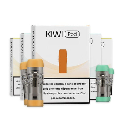 KIWI VAPOR - Pack de 2 Cartouches 1.8ml 20 mg Dry Tobacco | VAPEVO