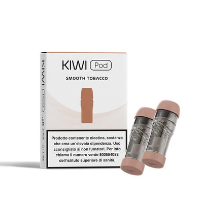 KIWI VAPOR - Pack de 2 Cartouches 1.8ml 20 mg Smooth Tobacco | VAPEVO