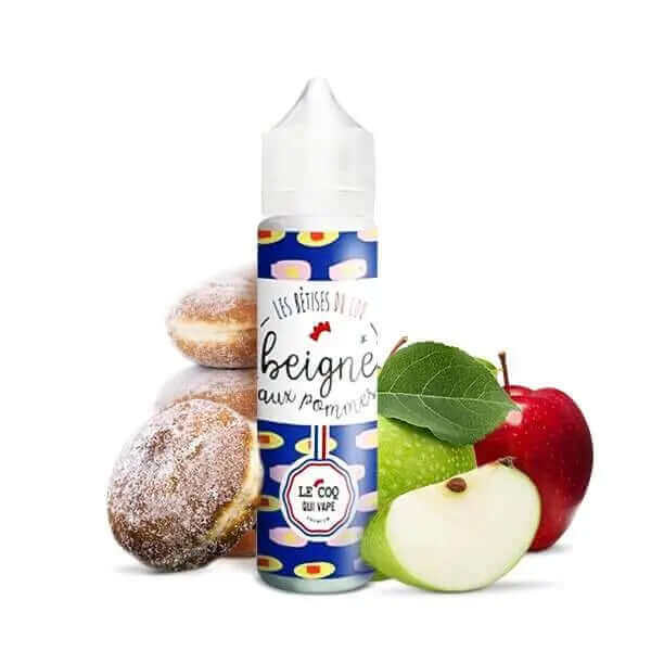LE COQ QUI VAPE E-liquide Beignet aux Pommes 50ml-0 mg-VAPEVO