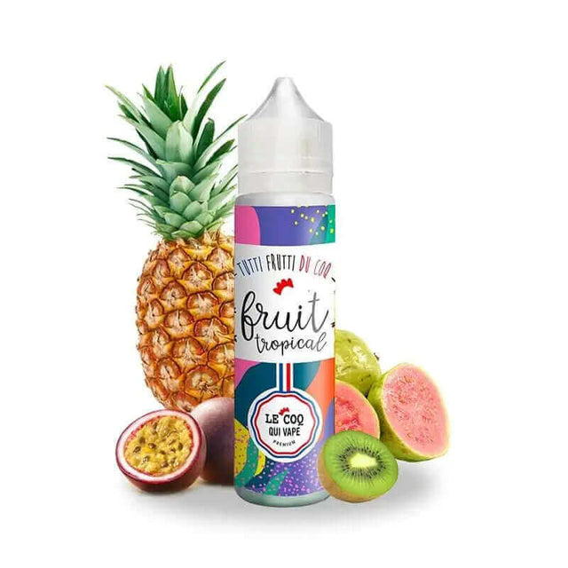 LE COQ QUI VAPE E-liquide Fruit Tropical 50ml-0 mg-VAPEVO
