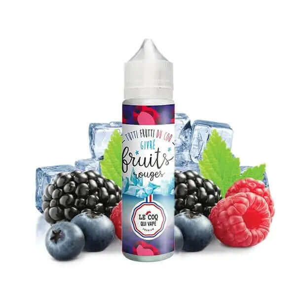 LE COQ QUI VAPE E-liquide Fruits Rouges Givré 50ml-0 mg-VAPEVO