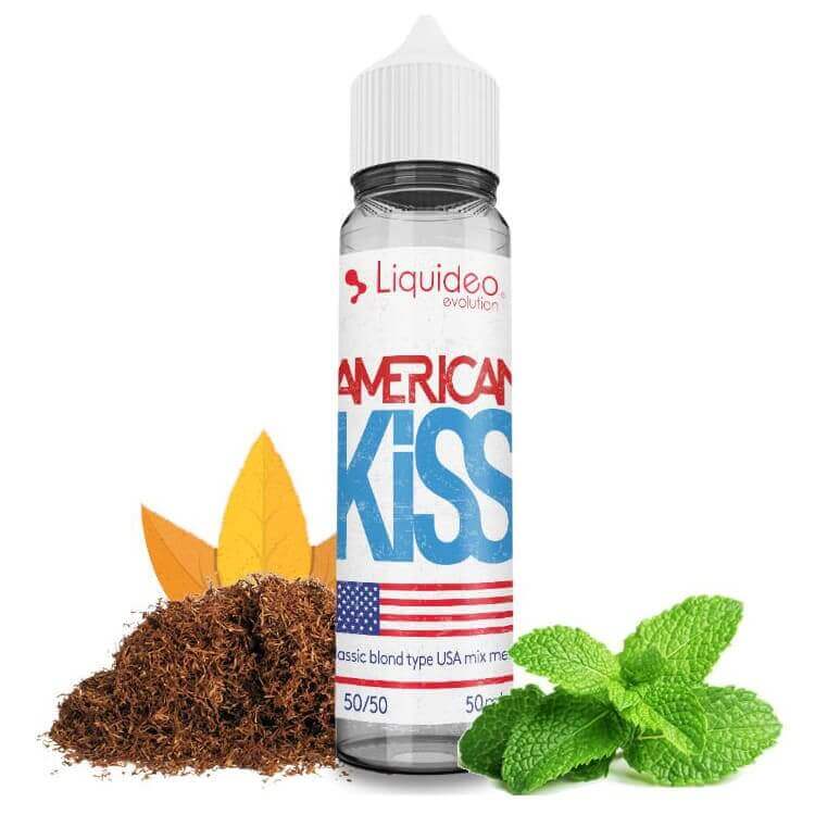 LIQUIDEO E-liquide American Kiss 50ml - VAPEVO