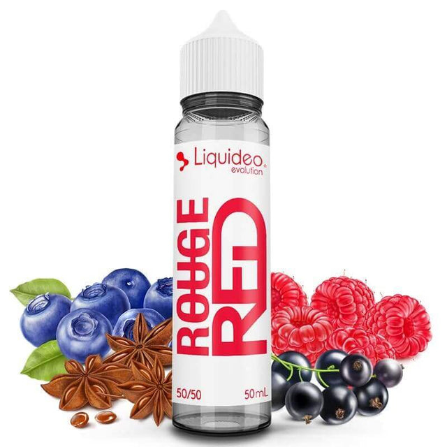 LIQUIDEO E-liquide Le Rouge 50ml-0 mg-VAPEVO
