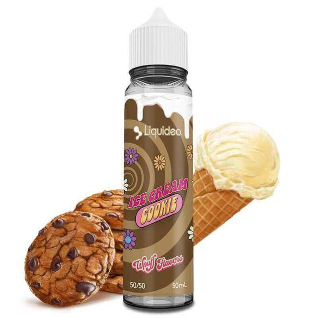 LIQUIDEO Wpuff Flavors Ice Cream Cookie - E-liquide 50ml-0 mg-VAPEVO