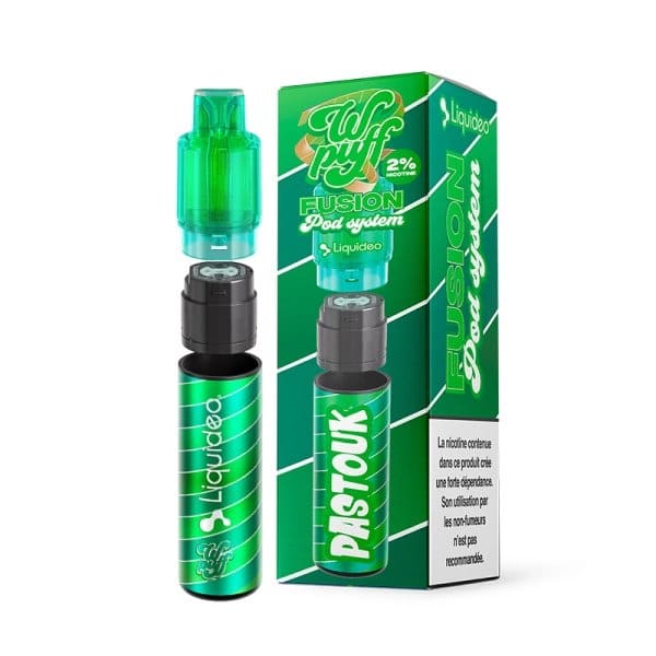 LIQUIDEO Wpuff Fusion - Kit Rechargeable 15000 Puffs-10 mg-Pastouk-VAPEVO