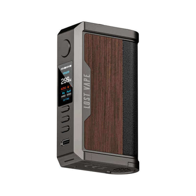 LOST VAPE Centaurus Q200 - Box Mod 200W-Gunmetal Walnut Wood-VAPEVO
