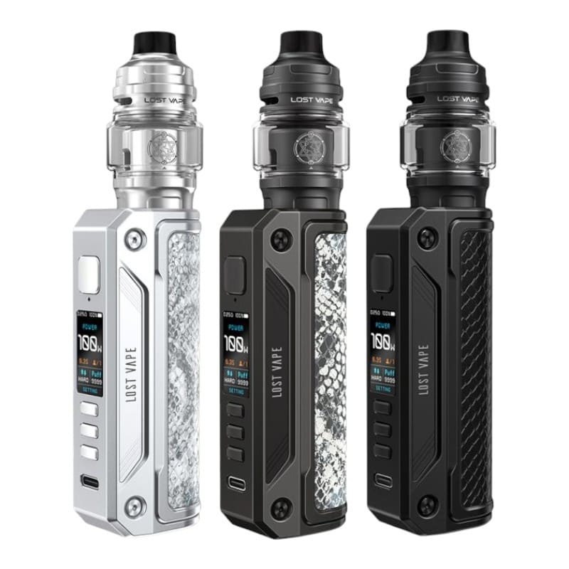LOST VAPE Thelema Solo - Kit E-Cigarette 100W 5ml-Black Carbon Fiber-VAPEVO