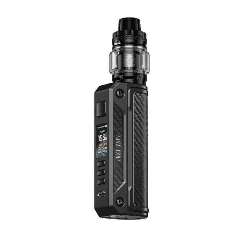 LOST VAPE Thelema Solo - Kit E-Cigarette 100W 5ml-Black Carbon Fiber-VAPEVO