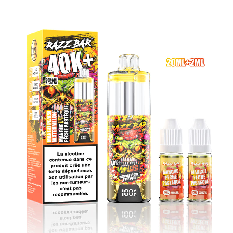 Kit Razz Bar 40K 20mg