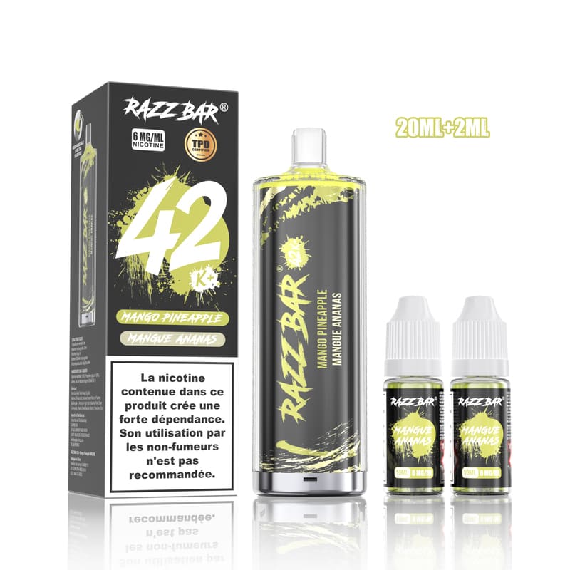 Kit Razz Bar 42K 6mg