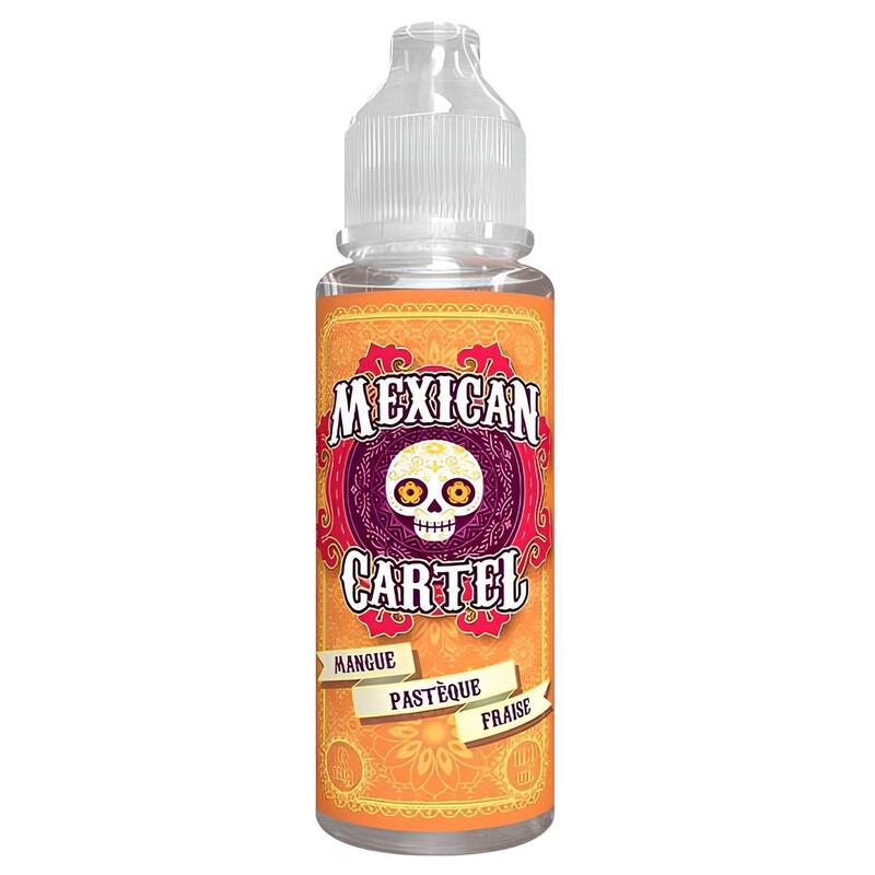 MEXICAN CARTEL Mangue Pastèque Fraise - E-liquide 50ml/100ml 0mg