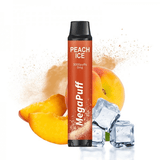 MEGAPUFF - Pod Jetable 3000 Puffs-0 mg-Peach Ice-VAPEVO