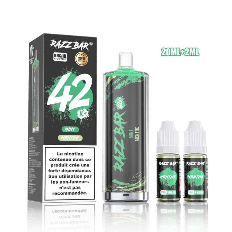 Kit Razz Bar 42K 6mg