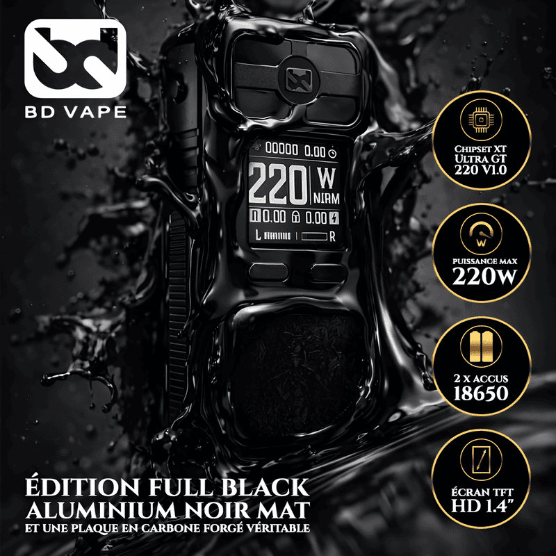 Box Mod BD Vape Rayden 220 - 220W 18650
