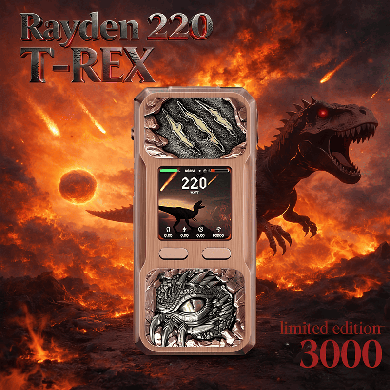 Box Mod BD Vape Rayden 220 T-Rex Limited Edition - 220W 18650