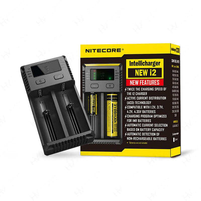 NITECORE NEW INTELLICHARGER I2 - Chargeur Accus 2 Slots | VAPEVO