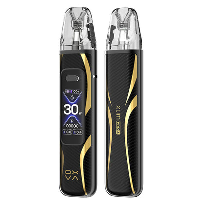 OXVA Xlim Pro 3 - Kit E-Cigarette 30W 1500mAh-Black Leather-VAPEVO