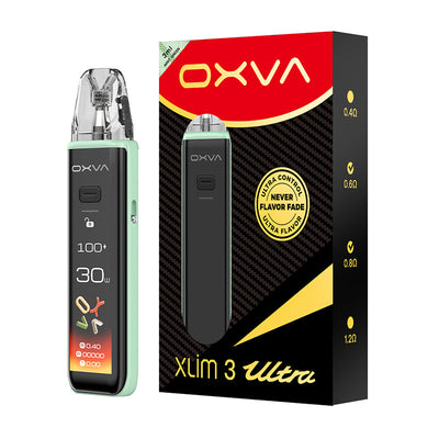 OXVA Xlim Pro 3 - Kit E-Cigarette 30W 1500mAh Black Leather | VAPEVO