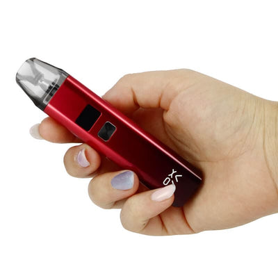 OXVA Xlim V2 - Kit E-Cigarette 25W 900mAh-Shiny Black Red-VAPEVO